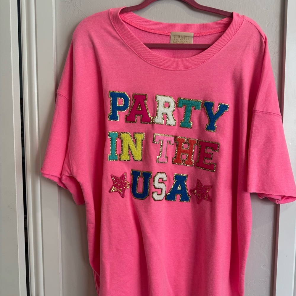 Judith March Bright Pink Tee